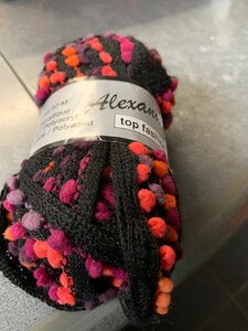 Lammy Yarns Alexandra 602 ZwartmetRoodOranje