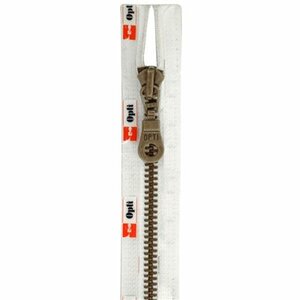 Opti rits M60 45cm antiek 0009 Wit (deelbaar)