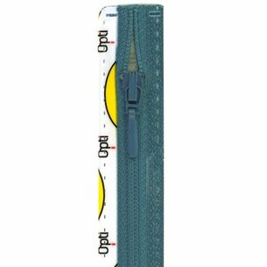 Opti rits S40 55cm drup 0235 Blauw   (niet deelbaar)