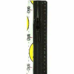 Opti rits S40 30cm drup 0000 Zwart (niet deelbaar)