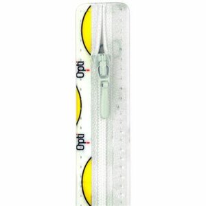 Opti rits S40 15cm drup 0009 Wit (niet deelbaar)