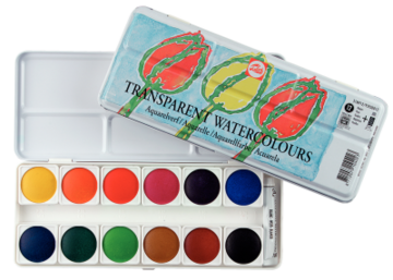 Talens Transparant WaterColours 6 napjes (Aquarelverf)