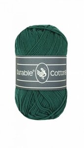 Durable Cotton 8 2151 Hunter Green brei- en haakgaren 50 gram 150 meter - Kleur 2151