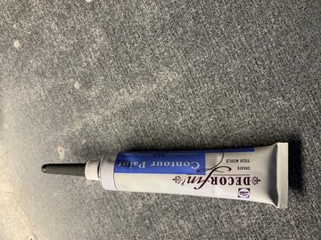 Decorfin Contour Paint Wit 100 Tube 20ml