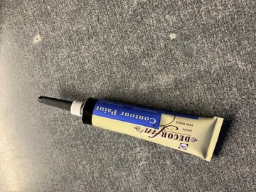 Decorfin Contour Paint Zwart 700 Tube 20ml