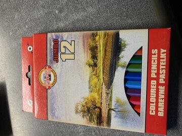 Koh-i-Noor jumbo kleurpotloden 12st