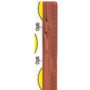 Opti rits S40 25cm drup 0776 Donker Rose (niet deelbaar)