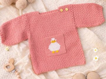Garenpakket Babytruitje met eendje