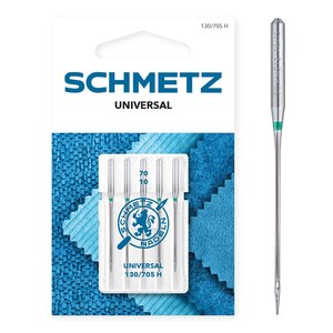 Schmetz Universeel naalden dikte 70 - 1 x 5 naalden op kaart
