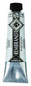 Rembrandt Acrylverf tube 40 ml nr. 104 Zinkwit