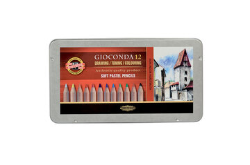 Koh-i-Noor Gioconda 12 Drawing  Soft Pastel Pencils