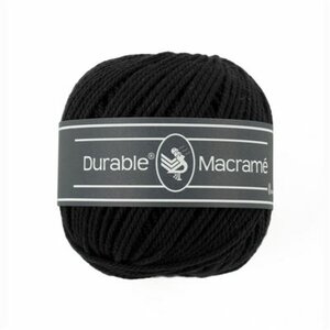 Durable Macrame  325 Zwart
