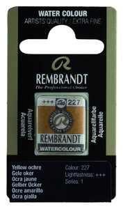 Rembrandt Aquarelverf napje  227 YellowOker
