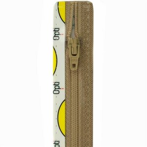 Opti rits S40 10cm recht 0886 Beige  (niet deelbaar)