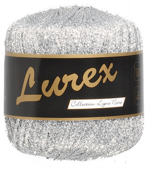 Lammy Yarns  01 Zilver Lurex