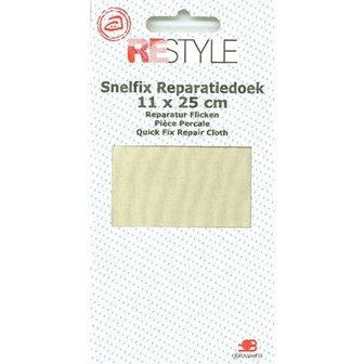 Restyle Snelfix Reparatiedoek Creme 087 afm. 11 x 36 cm