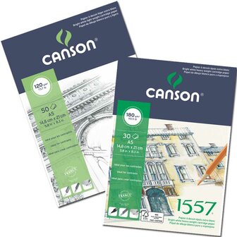 Canson 1557 Extra Blanc A3 - 180 grams