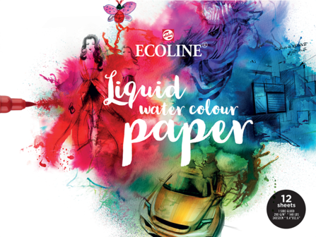 Ecoline Liquid  Papier afm. 24 x 32 cm