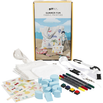 DiyKit Summer Fun met textielverf