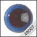 Veiligheidsogen Blauw 12mm