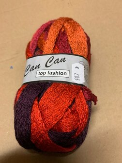 Lammy Yarns CanCan 607 Diversen Rood Kleuren