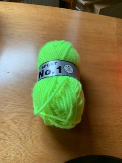 Lammy Yarns Sport nr. 1 nr. 210 Lichtgevend groen