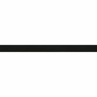 Lint Satijn Dubbelzijdig 15mm kleur 000 Zwart (per meter)