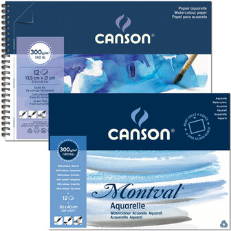 Canson Fontenay afm. 29.7 x 42- 300 grams met ringband