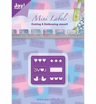 Joy Crafts 6002-0180 Mery&#039;s Mallen Mini Labels