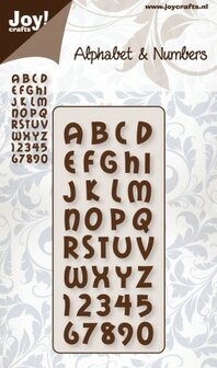 Joy Crafts 6002-0139  NoorDesign Alphabet en Numbers