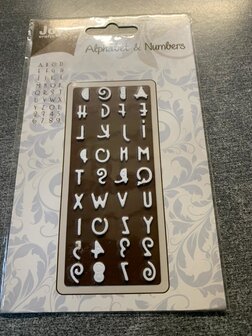 Joy Crafts 6002-0140  NoorDesign Alphabet en Numbers