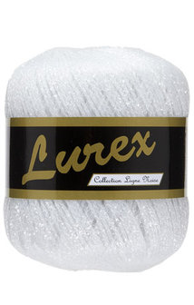 Lammy Yarns 21 Wit  Lurex