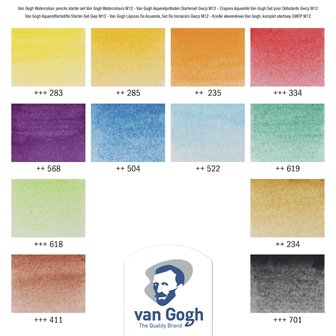 Van Gogh Aquarelpotloden set M 12