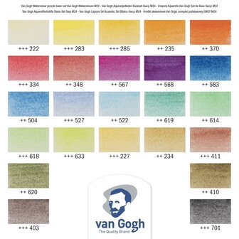 Van Gogh Aquarelpotloden set M 24