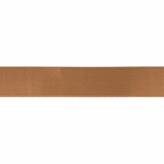 Lint Satijn Dubbelzijdig 38mm kleur 886 Bruin (per meter)