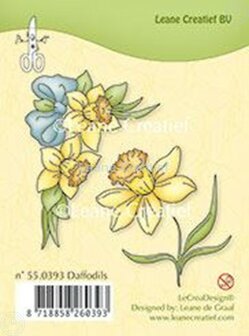 Leane Creatief Clear stamp: Daffodils 