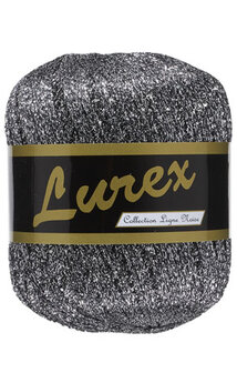 Lammy Yarns Lurex 19 Zilver/Zwart