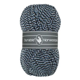 Durable Norwool plus  M235  Blauw/Bruin/Wit