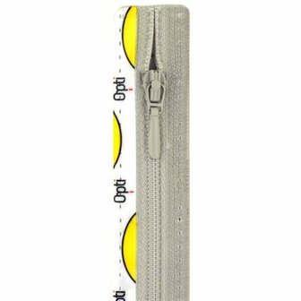 Opti rits S40 50cm drup 0016 LichtGrijs  (niet deelbaar)