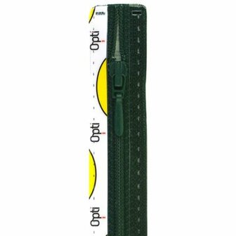 Opti rits S40 40cm drup 0461 Groen  (niet deelbaar)