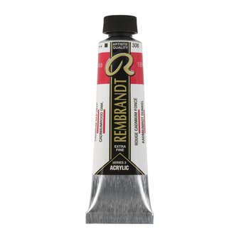 Rembrandt Acrylverf tube 40 ml nr. 306 Cadmiumrood donker