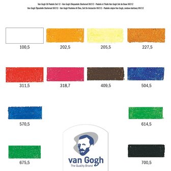 Van Gogh Oliepastels 12 stuks 95C12
