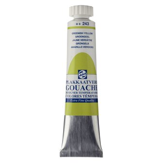 Gouache Plakkaatverf Extra Fijn tube 20 ml 243 Groengeel