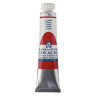 Gouache Plakkaatverf Extra Fijn tube 20 ml 334 Scharlaken