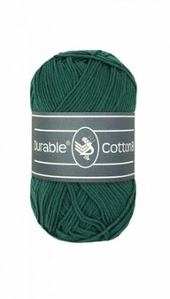 Durable Cotton 8 2151 Hunter Green brei- en haakgaren 50 gram 150 meter - Kleur 2151