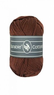 Durable Cotton 8  385 Coffee brei- en haakgaren 50 gram 150 meter