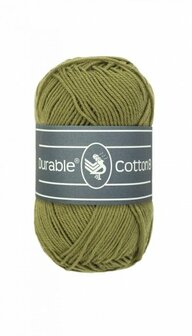 Durable Cotton 8 2168 Khaki brei- en haakgaren 50 gram 150 meter - Kleur 2168