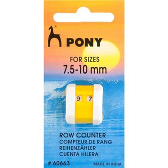 Pony Toerenteller 7,5 mm , 10 mm