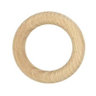 Durable  Beukenhouten Ring 80x14mm kaart &agrave; 1 stuk