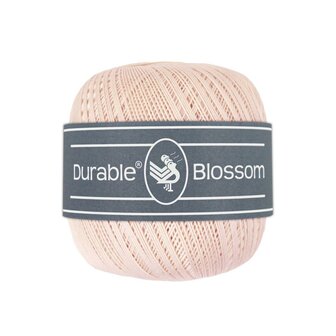 Durable  Blossom brei- en haakgaren -  Pale Peach 50 gram - 280 meter 100% katoen 
